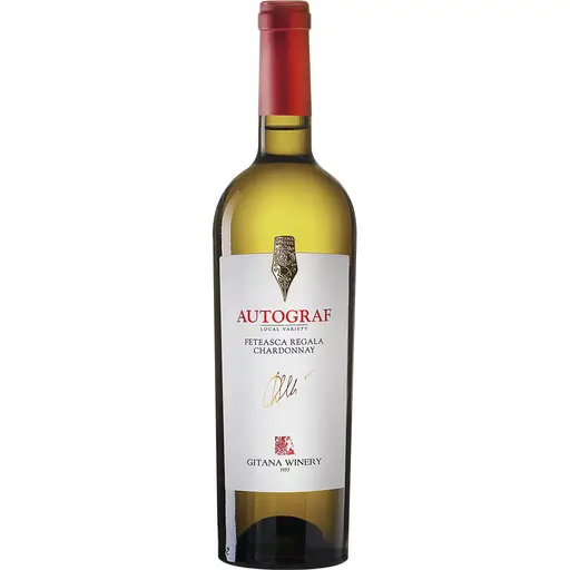 Vin alb sec Gitana Winery Autograf Chardonnay & Feteasca Regala