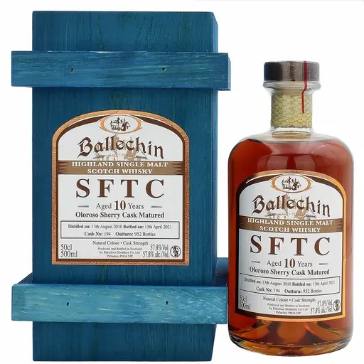 Ballechin 2010 Oloroso Sherry Cask 10 Ani
