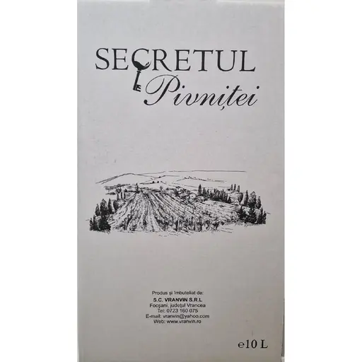 Vin Sauvignon Blanc, Secretul Pivnitei, Demisec, Bag-in Box
