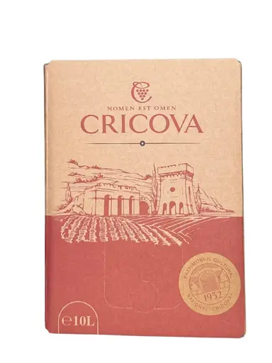 Vin Cricova Tramonto Rose Demidulce Bag in Box