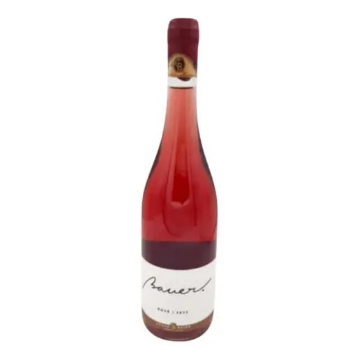 Vin rose sec Bauer. Rose Petit Verdot