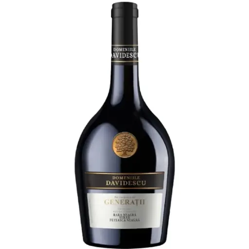 Vin rosu sec Domeniile Davidescu Generatii Rara Neagra, Syrah & Feteasca Neagra