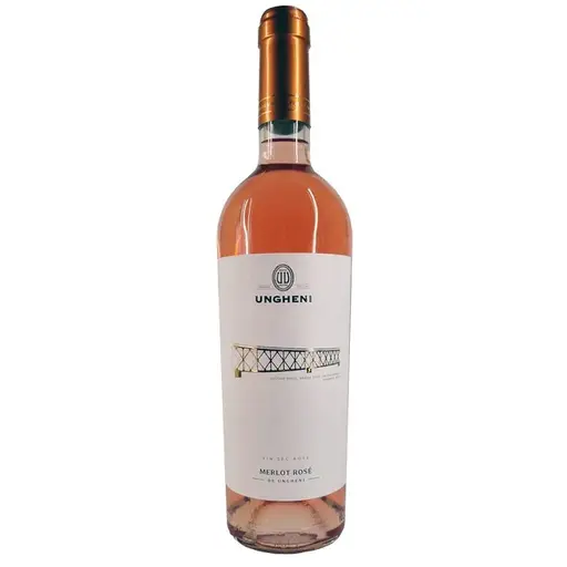 Vin rose sec Ungheni Bridge, Merlot, alcool