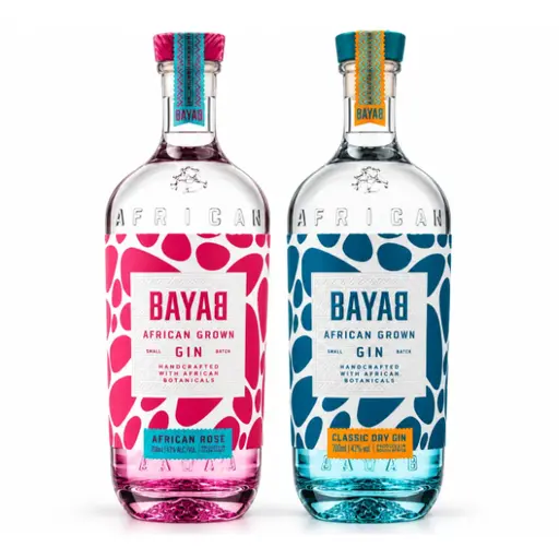 Bayab African Rose Gin + Bayab Classic Dry Gin