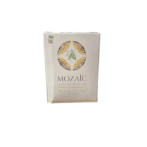 Vin Alb, Mozaic, Muscat Ottonel, Demidulce, Murfatlar, bag in box