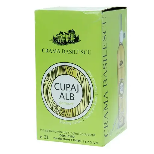 Vin alb demisec Crama Basilescu