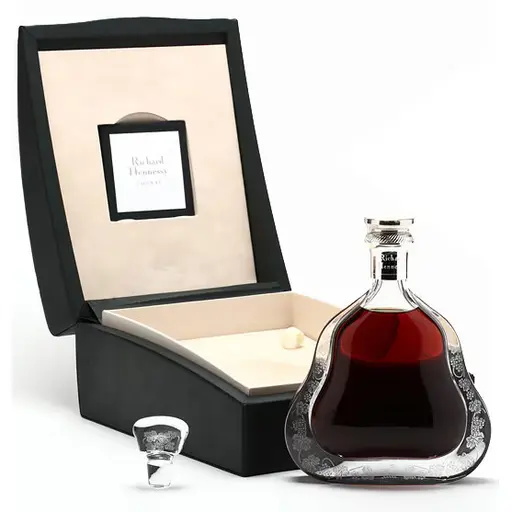 Coniac Richard Hennessy, Crystal Decanter 1990 Vintage