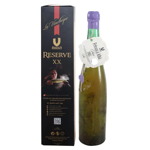 Vin alb, Feteasca Alba, 1983, Podgoria Iasi, sec, Vinia
