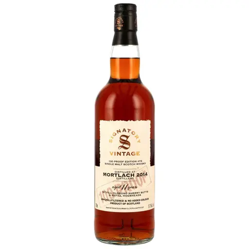 Signatory Vintage Mortlach 2014 11 Ani 100 Proof Batch #73
