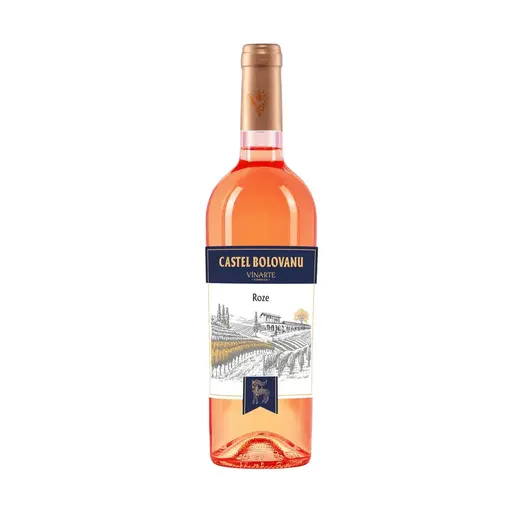 Vin rose sec Castel Bolovanu, alcool