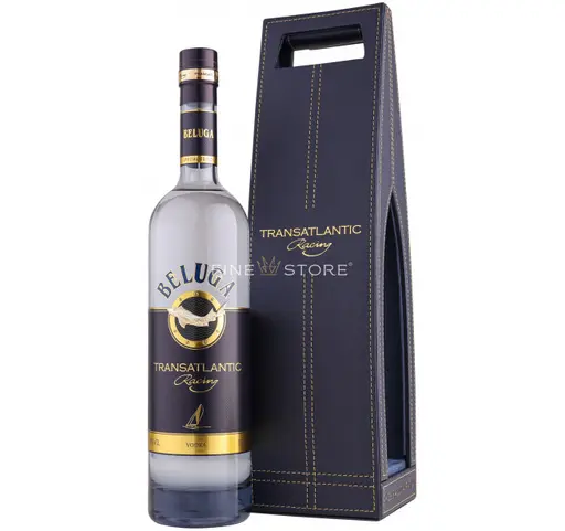 Vodka Beluga Transatlantic, Cutie din Piele