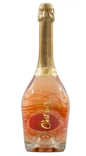 Spumant rose brut Hermeziu C/'est Soir Busuioaca de Bohotin
