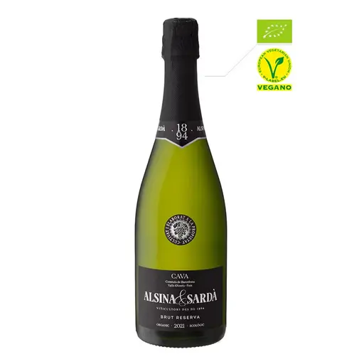 Vin Spumant Cava Brut Reserva Organic Alsina&Sarda