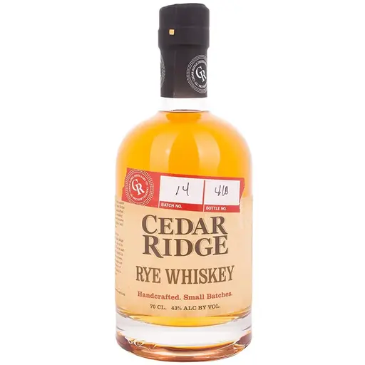 Cedar Ridge Rye Bourbon Whiskye