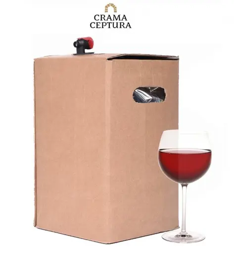 Vin Crama Ceptura la Cutie, Cabernet Sauvignon Bag-in-Box Rosu Demisec, Punga