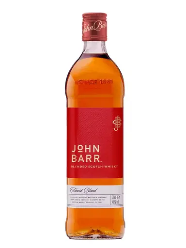 Whisky John Barr Finest Blend, alcool
