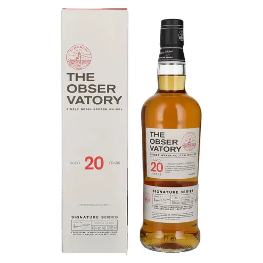 Whisky The Observatory 20 Ani Single Grain Signature Series, in Giftbox