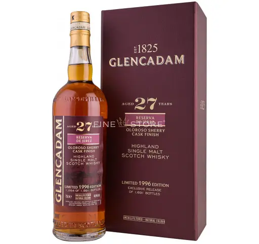 Glencadam 27 Ani Reserva De Jerez Oloroso Sherry Cask Finish 1996