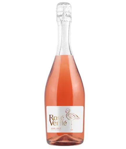 Vin spumant roze brut Rose Verite, Romania