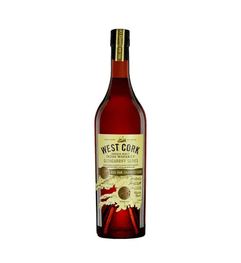 West Cork Glengarriff Series Charred Cask Bog Oak Single Malt Irish Whiskey
