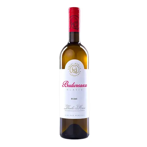 Vin alb demisec Budureasca, Sauvignon Blanc, Chardonnay, Pinot Gri