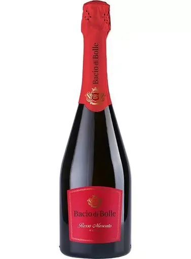 Bacio di Bolle muscat spumant dulce rosu