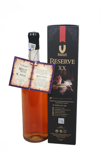 Vin demisec Vinia Melot rose 1999