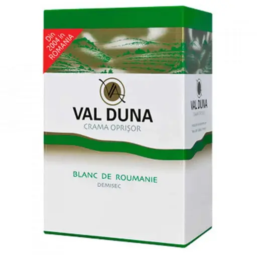 VAL DUNA, Blanc de Roumanie, Crama Oprisor, Bag-in-Box