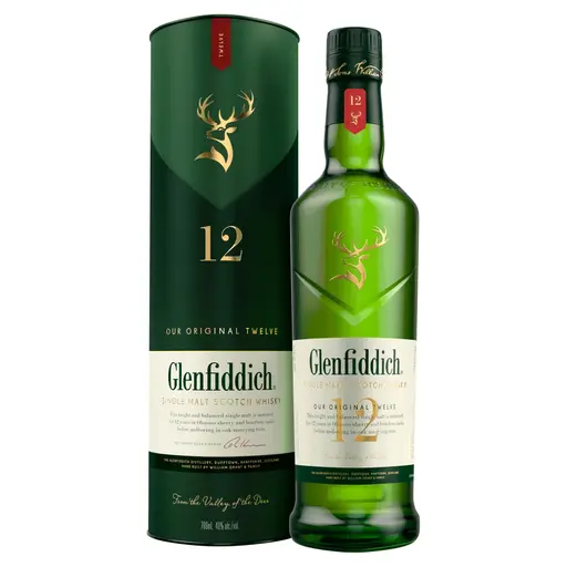 Whisky Glenfiddich 12 YO, Single Malt, Cutie