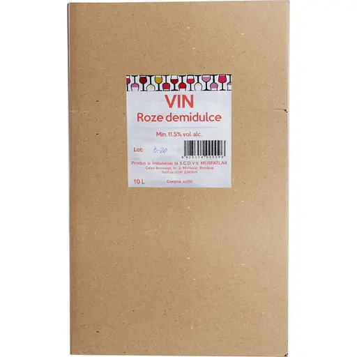 Vin roze demidulce, Statiunea Murfaltar, BIB