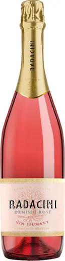 Vin spumant rose demisec Radacini Merlot