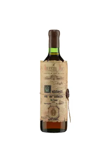 Vin alb de colectie Milestii Mici, Gratiesti 1986, Dulce