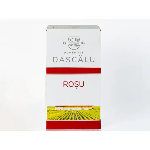 BIB Domeniile Dascalu, Merlot, demisec, Bag-in-Box