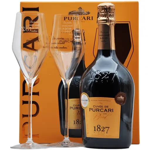 Purcari 1827 Cuvee Alb Brut Gift Pack