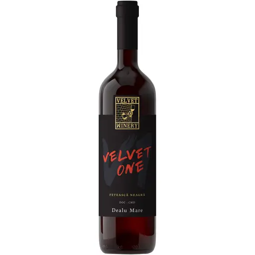 Vin Rosu Velvet One, Feteasca Neagra, Sec