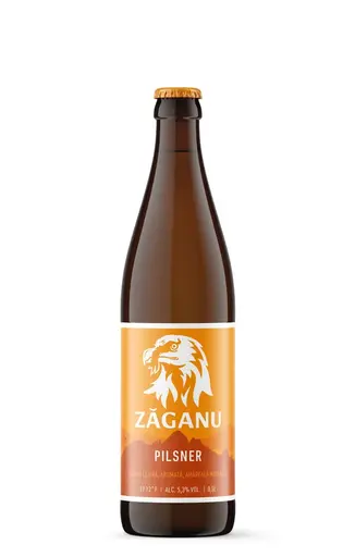 Bere artizanala nefiltrata blonda Zaganu Pilsner