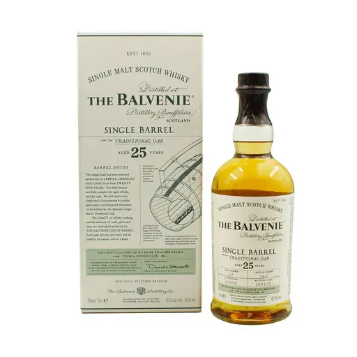 Whisky Balvenie 25 Ani Single Barell