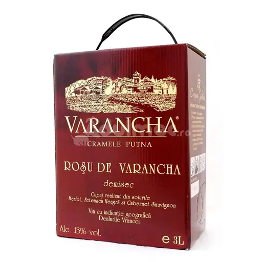 Vin rosu demisec de Varancha, Cupaj din soiuri rosii