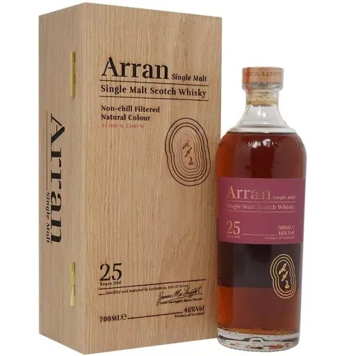 Whisky Arran cutie lemn 25 ani