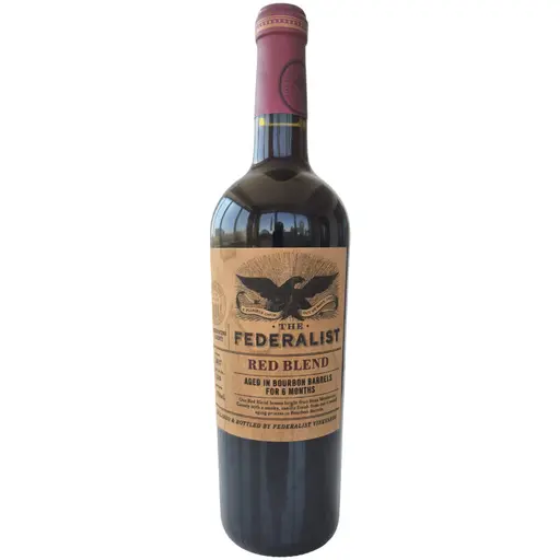 Vin Federalist Red Blend Bourbon Barrel Aged, Sec