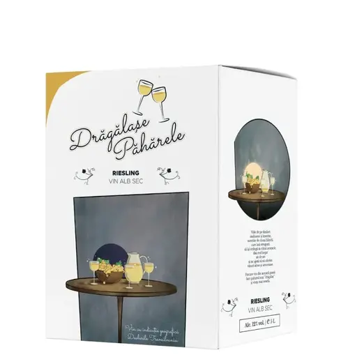 Jidvei Dragalase Paharele Riesling Sec Bag in Box