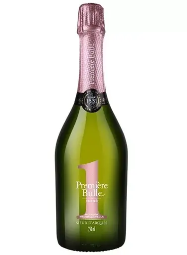 Premiere Bulle Cremant Brut Rose AOC Limoux Blanchette Blanc