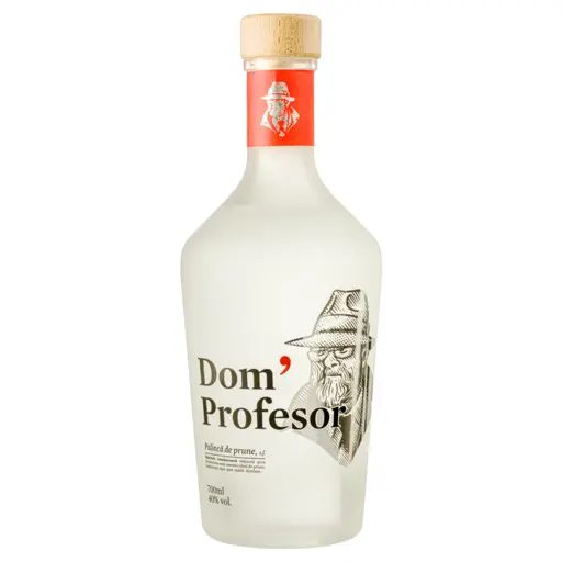 Palinca de prune Dom' Profesor Silver, Romania