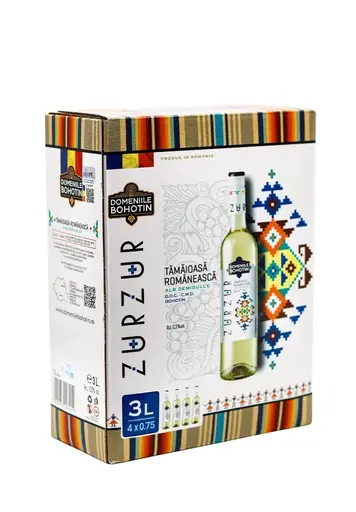 Domeniile Bohotin zurzur tamaioasa romaneasca demidulce bag box