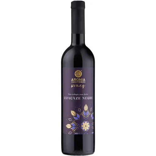 Vin Ecologic Rosu Dulce din Coacaze Negre ( - )