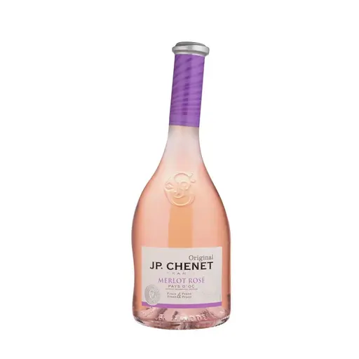 Vin rose demisec JP Chenet Merlot, alcool