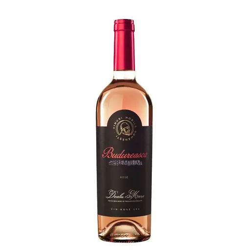 Vin rose sec Budureasca Premium, Merlot, Pinot Noir