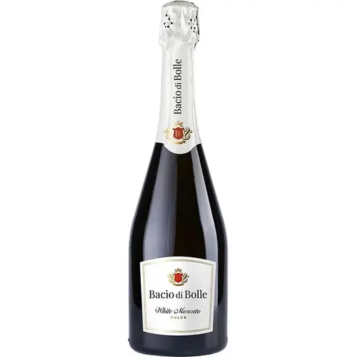 Spumant Bacio di Bolle White Moscato, galben-pai, 2020