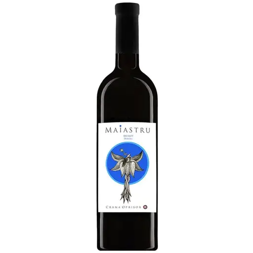 Vin rosu demisec Crama Oprisor Maiastru, Merlot