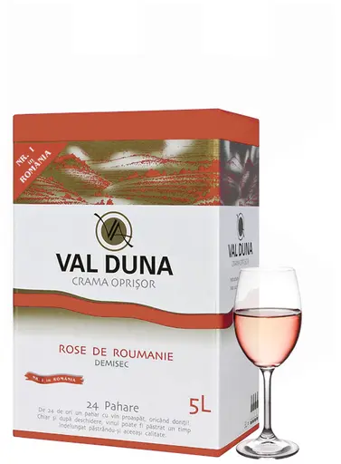VAL DUNA, Rose de Roumanie, Crama Oprisor, Bag-in-Box